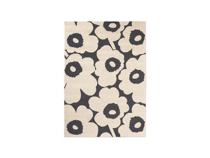 Outdoorteppich Marimekko Unikko Brink & Campman grau, Designer Maija Isola, 160x1.1 cm
