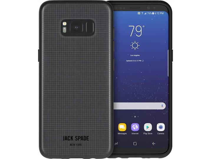 Jack Spade Graph-Check Case Clear voor Samsung Galaxy S8