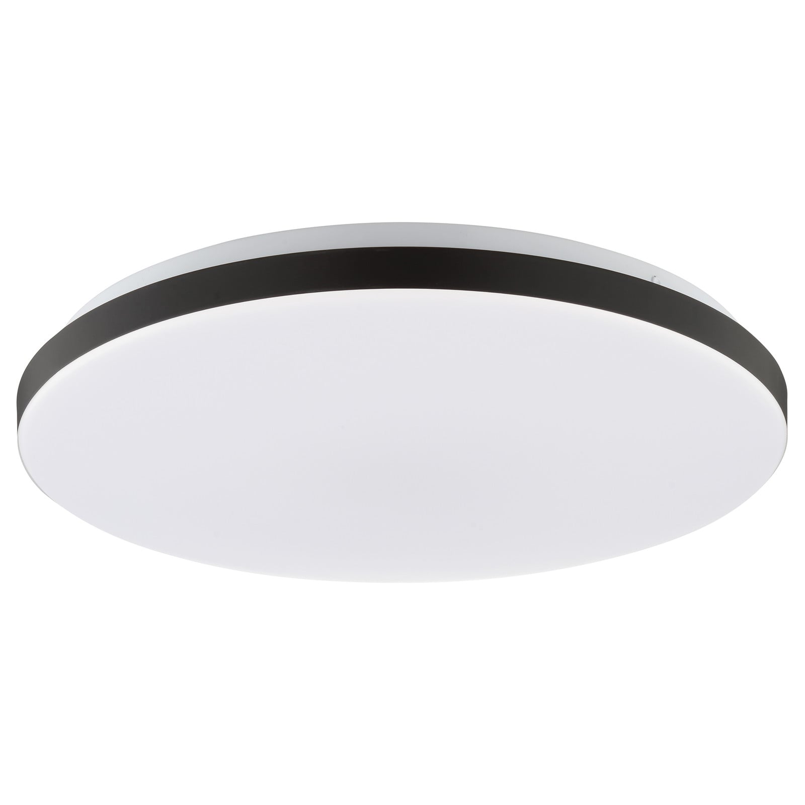 home24 LED-plafondlamp wit, rond, Ø 39 cm