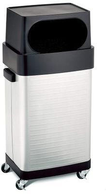 Seville Classics 17-Gallon UltraHD Commercial Heavy-Duty Stainless Steel Trashcan