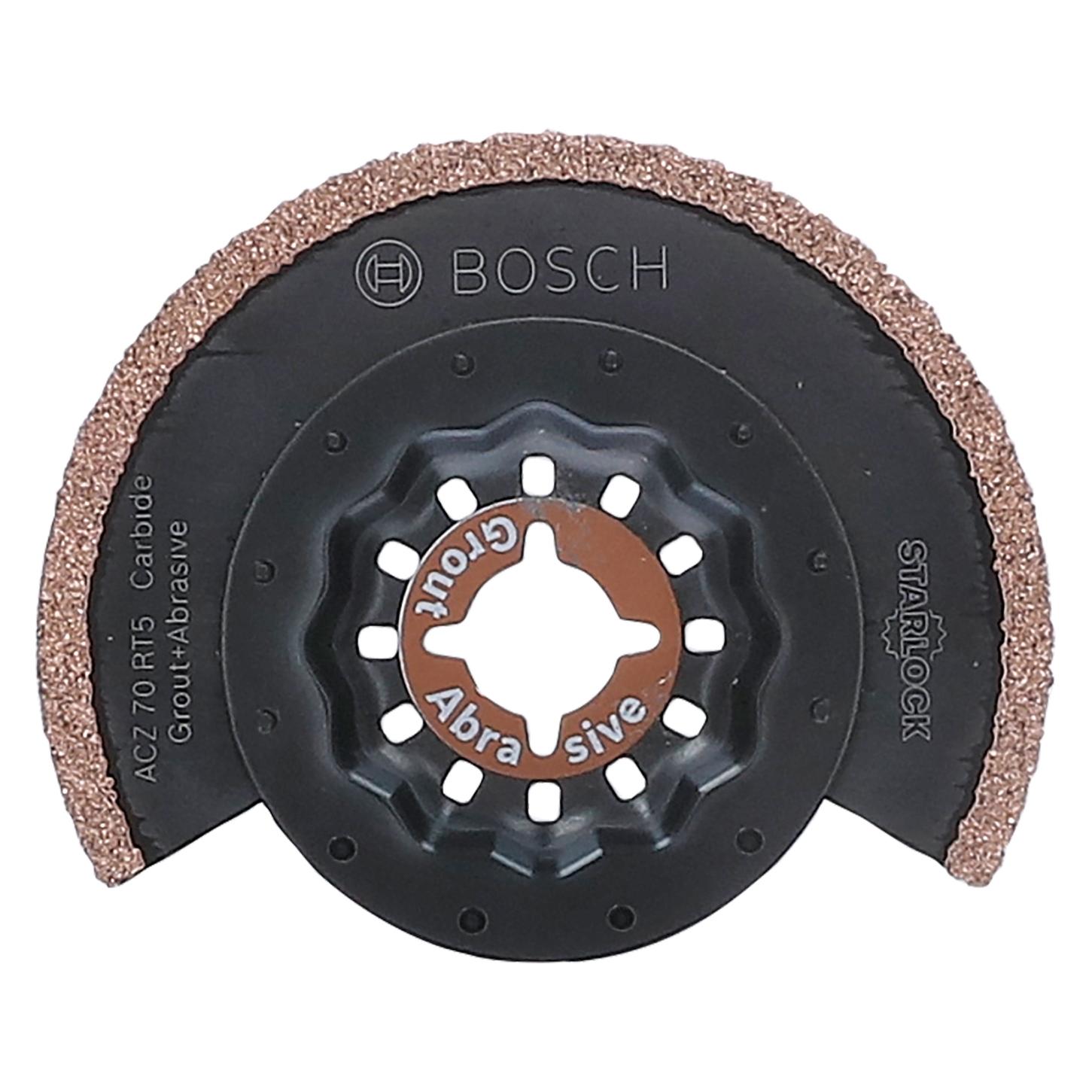 Bosch Professional Zubehör Carbide-RIFF Schmalschnitt-Segmentsägeblatt ACZ 70 RT5, 70 mm, 10er-Pack (2608664486)