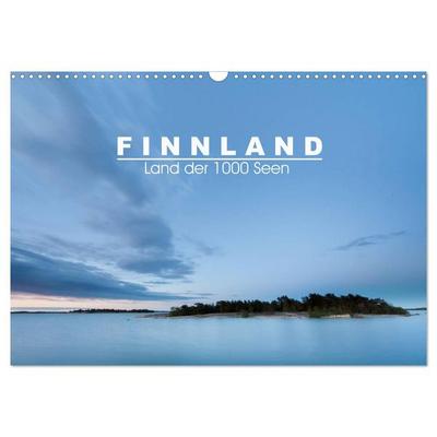Finnland: Land der 1000 Seen (Wandkalender 2026 DIN A3 quer), CALVENDO Monatskalender