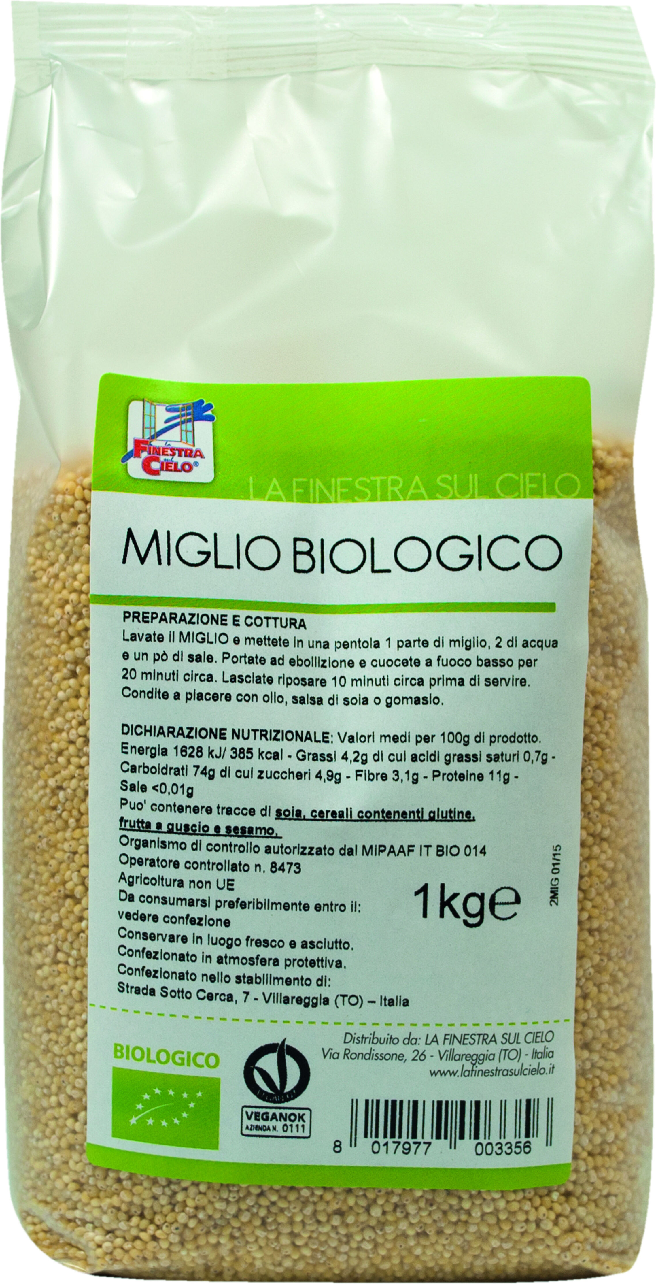 Biotobio Fsc Miglio 1kg