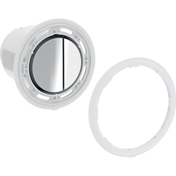 Geberit Ersatzteile Drücker für Typ 10 Fernbetätigung, rund, pneumatisch, 243398KH1 243398KH1