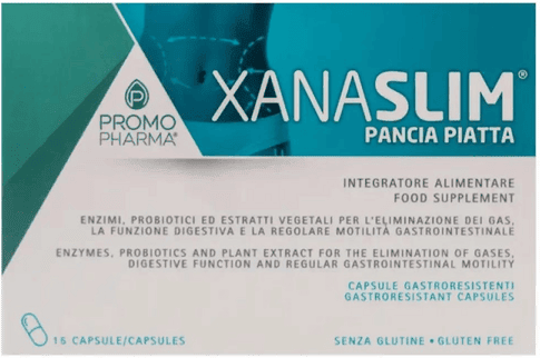 Promopharma Xanaslim Pancia Piatta Integratore Per Il Benessere Intestinale 15 Capsule