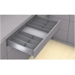 Blum Rahmen für LEGRABOX AMBIA-LINE 242 für Schubkasten, Besteckkasten, Grau
