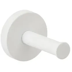 Herzbach Deep White Handtuchhaken 23.819500.1.07 62 mm, Wandmontage, Befestigung verdeckt, weiß matt