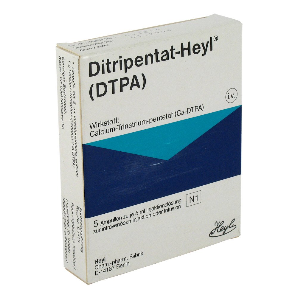 HEYL Chem.-pharm. Fabrik GmbH & Co.KG Ditripentat Heyl Ampullen 01410579