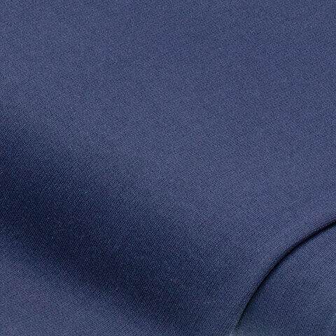 Sweatstoff "Basic" mit gerauter Innenseite, marine