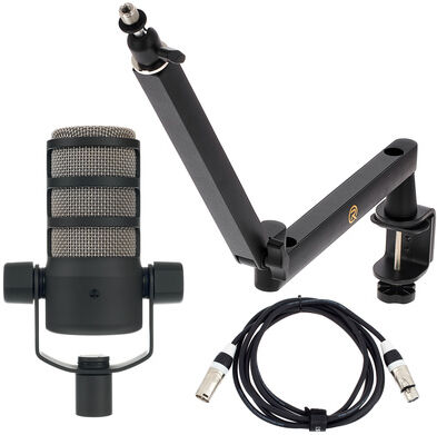 Rode PodMic Swivel Mic Arm Bundle blanc