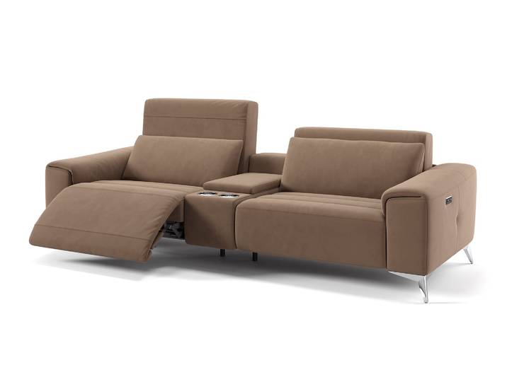Hochwertiges Stoff 2-Sitzer Kinosofa BELLA Designsofa