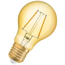 LEDVANCE LED-Vintage Lampe 1906, 2,5W, E27, 824, CL A Gold 1906