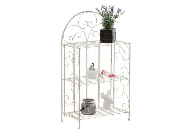 furnicato Standregal klappbar 45.5x24x81.5 cm antik-creme, 1-tlg.