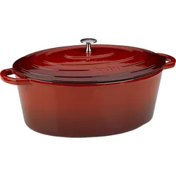 kela Bräter oval Calido 9,3l - rot
