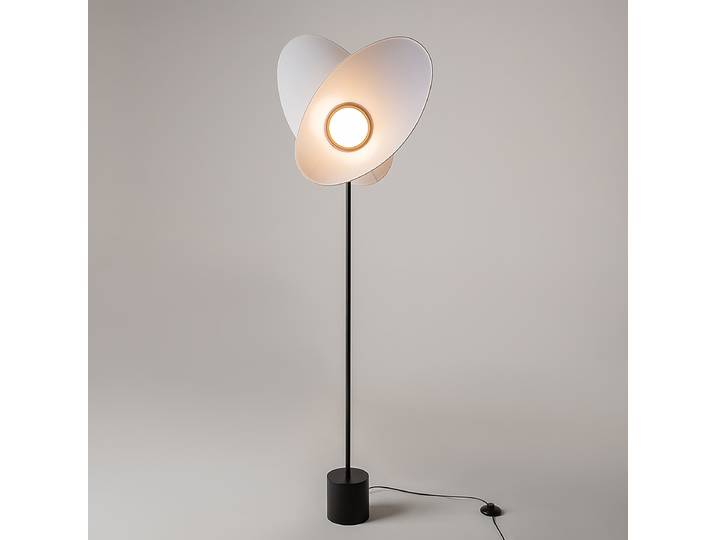 Lampadaire LED Evolution 52 x 158 x 17cm Blanc Tissu mélangé LED Module LED