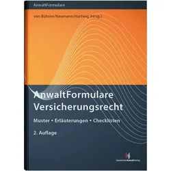 Commer:AnwaltFormulare Versicherungsrec, Fachbücher von Hubert W. van Bühren, André Naumann, Kerstin Hartwig, Tobias Prang, Vicki Irene Commer