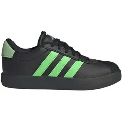 adidas VL Court 3.0 Sneaker Kinder - core black/scrgrn/carbon - 3