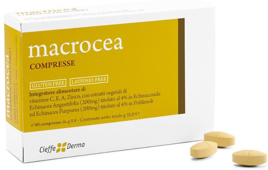 CIEFFE DERMA Srl Cieffe Derma, Macrocea, 40 Compresse