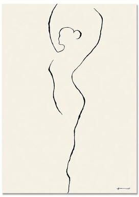 Uplift Picks Nordic Beach Canvas Wall Art Minimalist Shell Flower Prints Decor 02 40x50 Cm