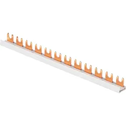 Hager Phasenschiene KDN163A (1P) 63A, 10mm2, Länge: 210mm Schraubtechnik/ Quick Connect
