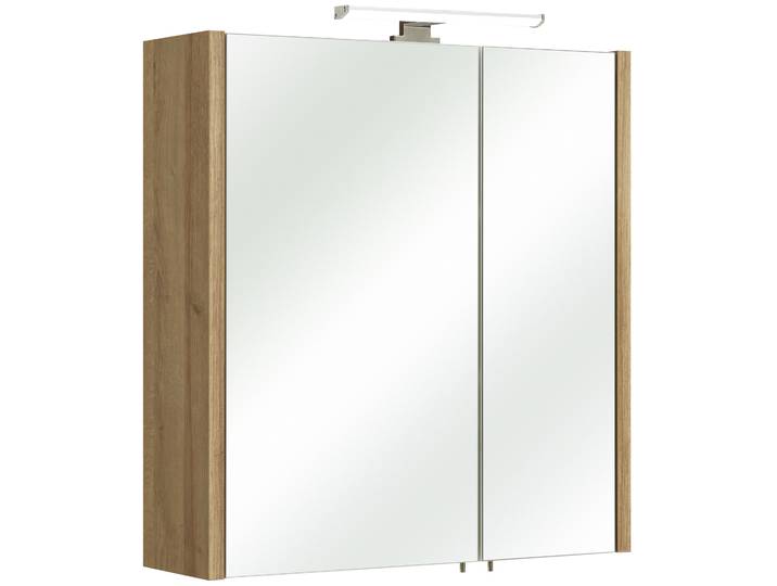 Armoire toilette éclairée 61 x 70 x 20cm Bois