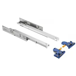 MS Beschläge 1 Paar Unterflurführungen Schubkastenauszug Schubladenauszug Soft Close 250mm