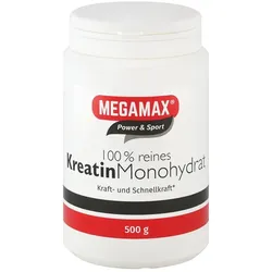 MEGAMAX Kreatin 100 % rein, vegan 500 g