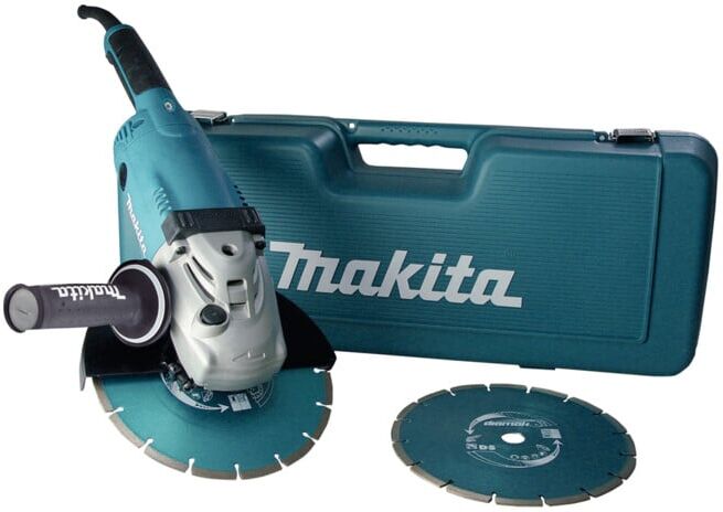 Meuleuse d'angle Makita GA9020RFK3 + 2 disques de coupe diamantés (GA9020RFK3)