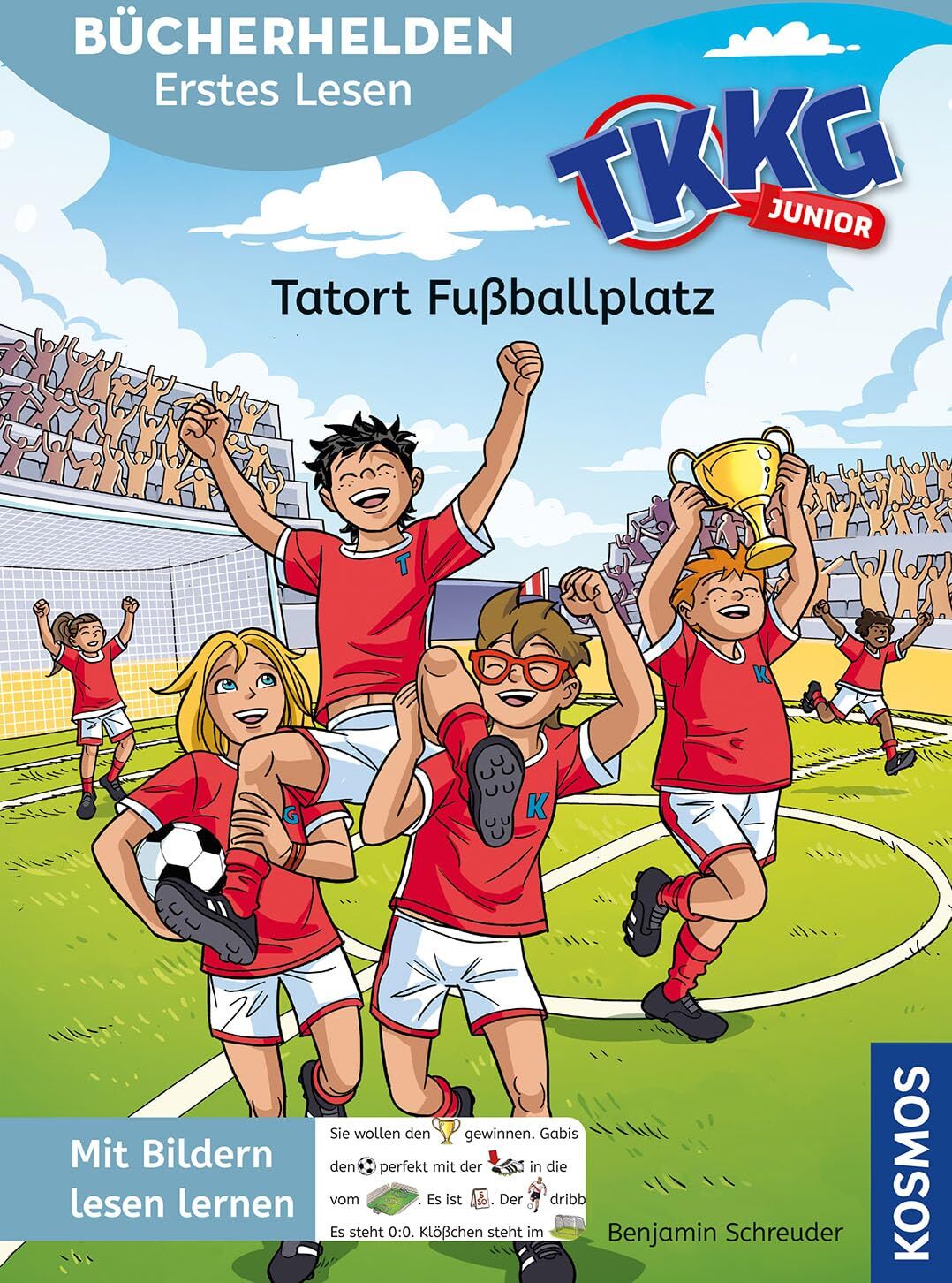 Benjamin Schreuder - TKKG Junior, Bücherhelden Erstes Lesen, Tatort Fußballplatz: Erstleser Kinder ab 5 Jahre - mit Bildern lesen lernen - Preis vom 12.10.2026 11:37:12 h