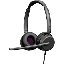 EPOS IMPACT 460 UC DUO USB-C (Kabelgebunden, USB-C, Microsoft Teams), Office Headset, Schwarz