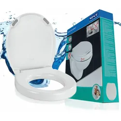 WENKO WC Sitz Mod. Secura Comfort, mit 5 cm Sitzerhöhung, belastbar bis 200 kg