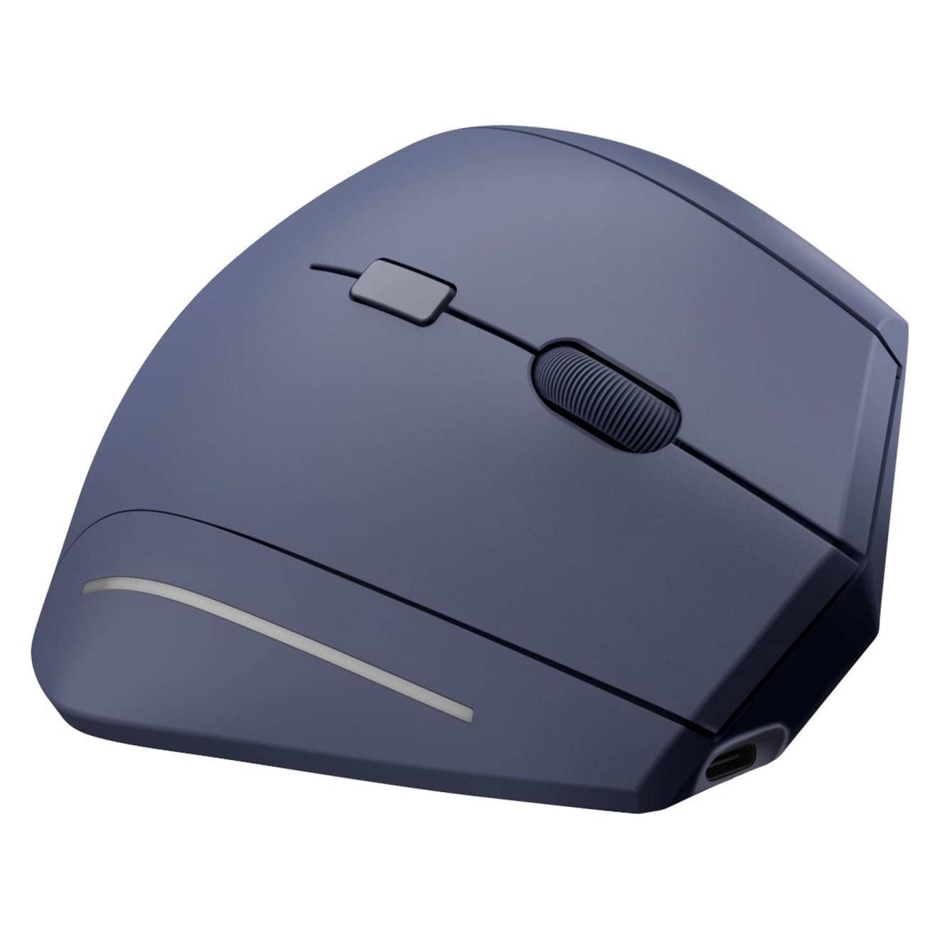T'nB Souris Sans Fil Bluetooth Ergonomique Ergo Verticale Pour Droitier (Bleu) (Kabelgebunden, Kabellos) (MWERGOVBTRBL)