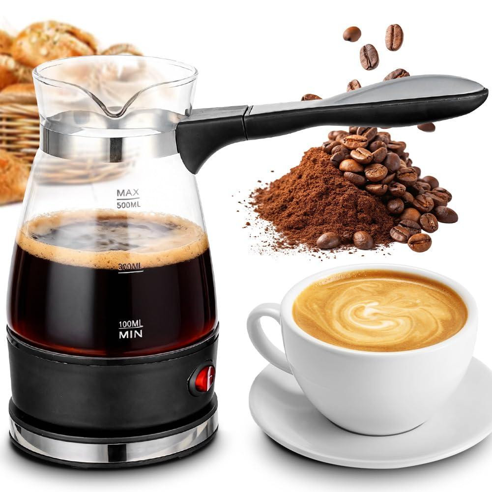 Dripio Elektrisch Turks koffiezetapparaat, 500 ml, Glas