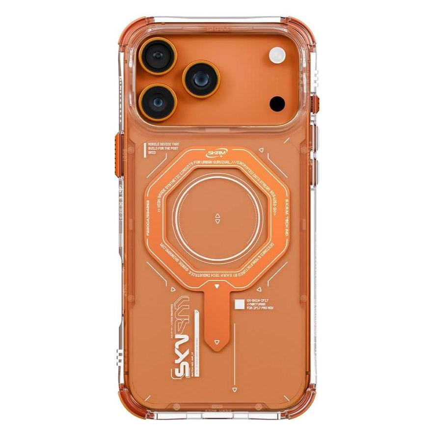Skinarma Magma Case for iPhone 17 Pro Magnetic Charging Orange (Apple iPhone 17 Pro) (Skin000249)
