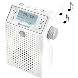 soundmaster DAB60WE DAB+ Empfänger weiß, silber