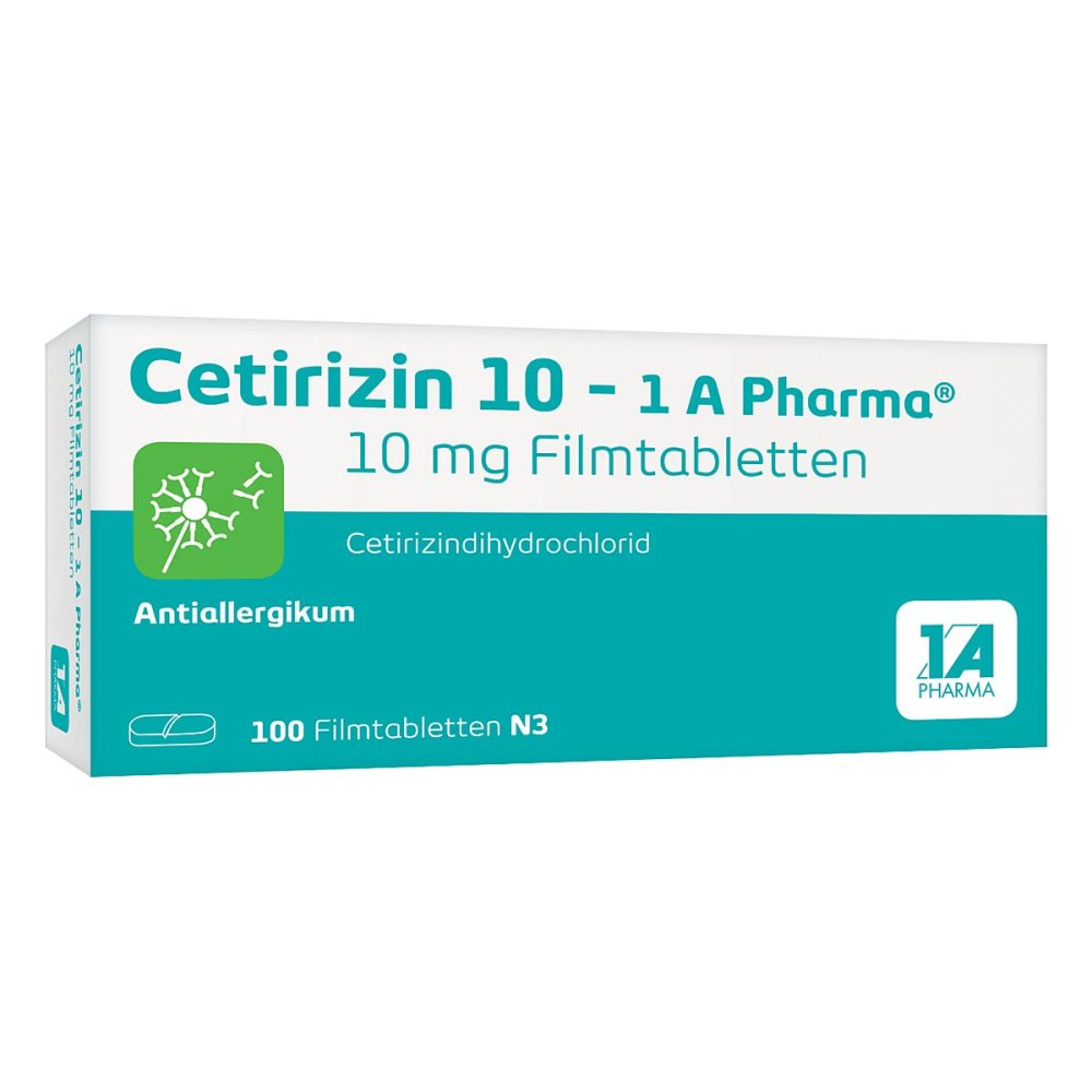 1 A Pharma GmbH Cetirizin 10 - 1 A Pharma® Filmtabletten 03823707