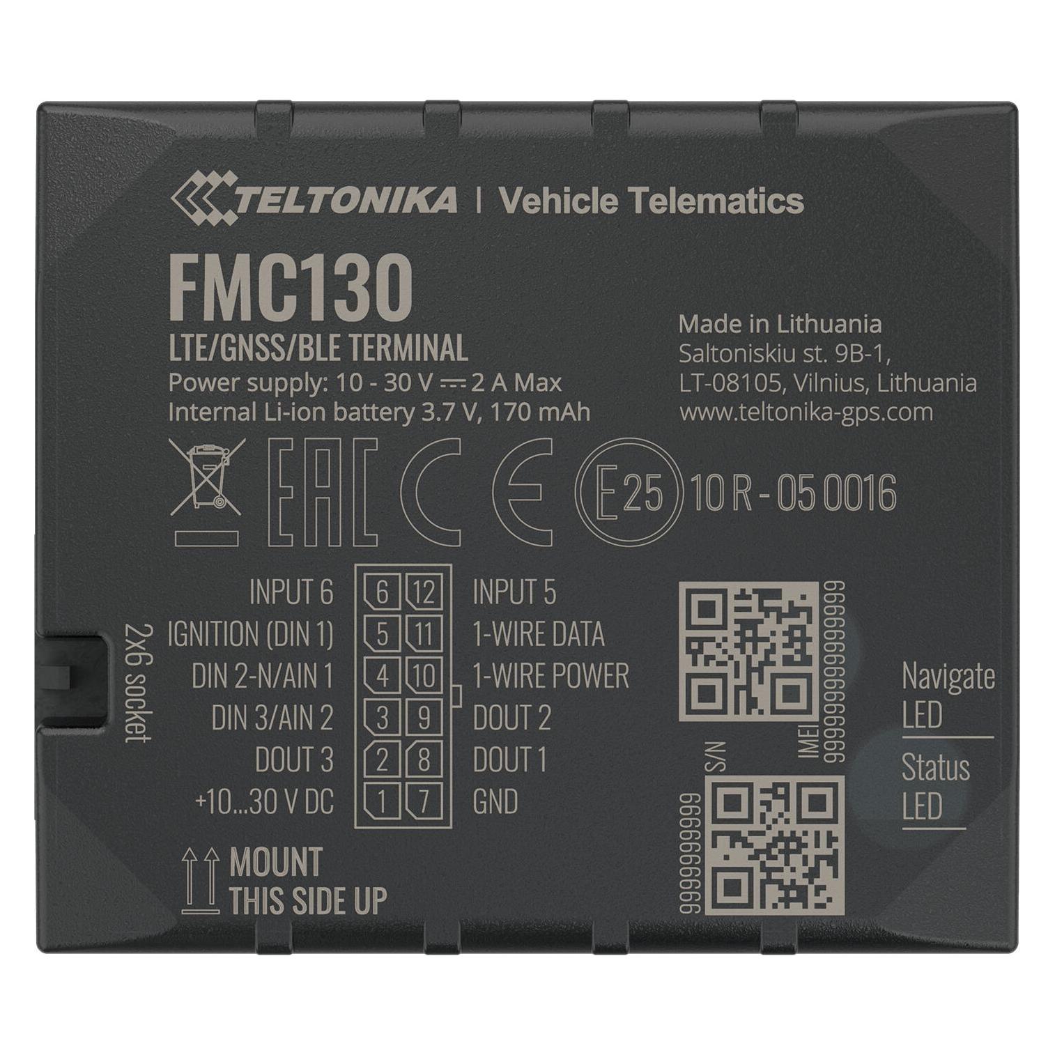 Teltonika FMC130 - Fortschrittliches LTE-Terminal mit flexibler Eingangskonfiguration (FMC130KYXW01)