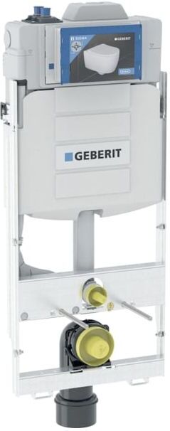 Geberit Gis Wand-WC-Element 461193001 BH 125cm, 2 Wasseranschlüsse, mit Sigma UP-Spülkasten 12 cm
