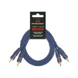 REN1RCA Cinch Stereo Audiokabel