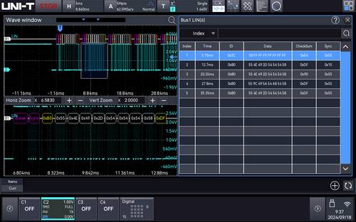 Uni-T MSO3000X-LIN Mess-Software