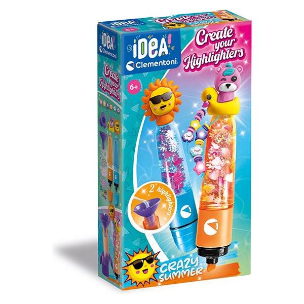 Clementoni Idea Textmarker selbst gestalten - Crazy Summer (18130)