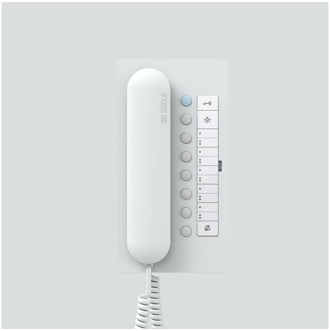 Siedle&Söhne; Téléphone bus Comfort blanc BTC 850-02 W (200040116-00)