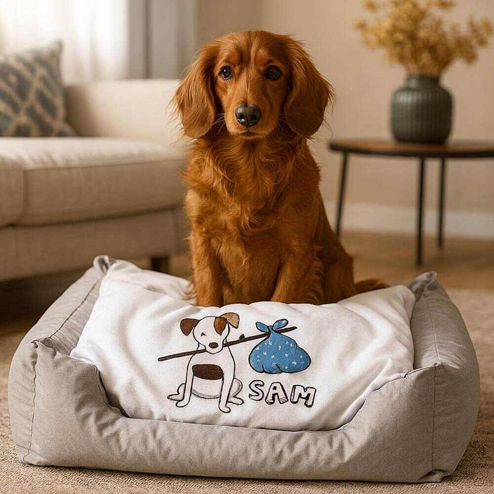 Ocadeau Couchette animal avec coussin