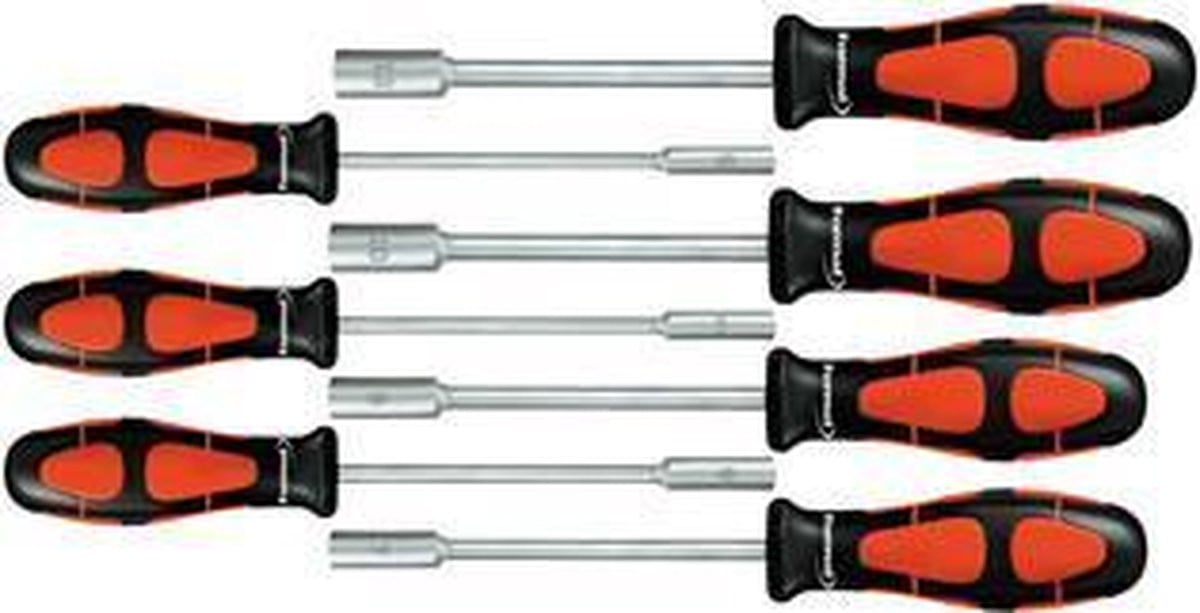 7-delige dopsleutel-schroevendraaierset 5-13 mm van FORMAT