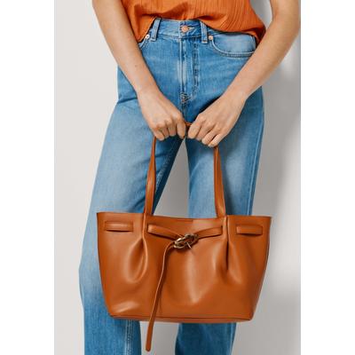 Handtasche PEPE JEANS "Handtasche THEA", Damen, Gr. onesize, braun, 100% Polyurethan, Taschen Handtasche
