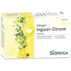 Sidroga Wellness Ingwer-Zitrone Tee Filterbeutel 20X2,0 g