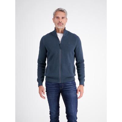 Strickjacke LERROS "Strickjacke im Casual-Stil aus hochwertiger Baumwolle", Herren, Gr. 3XL, classic navy, 100% Baumwolle, Strickjacken Strickjacke