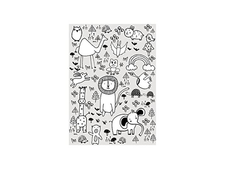 Komar Scribble Park Tableau sans cadre 50 x 70 cm