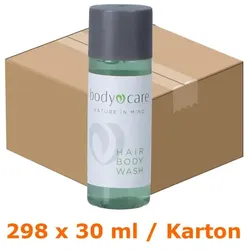 Hotel Duschgel Hair and Body wash 30 ml Flacon, 298 Stück für Großverbraucher wie Hotels oder Pensionen