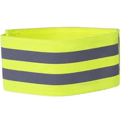 Gelbe reflektierende Armbinde